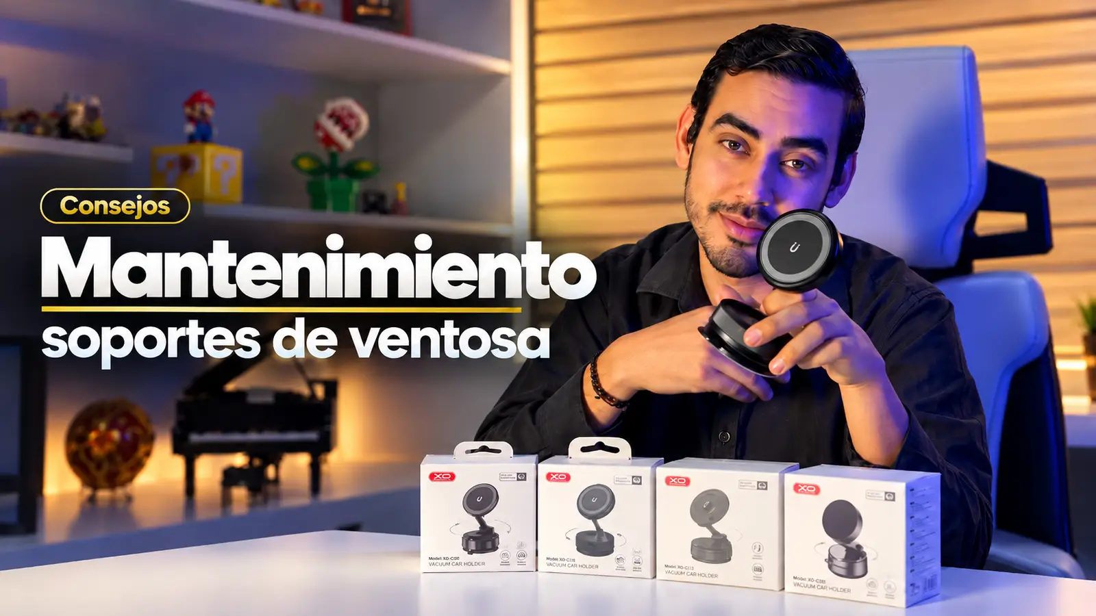 Como dar mantenimiento a tu soporte de ventosa