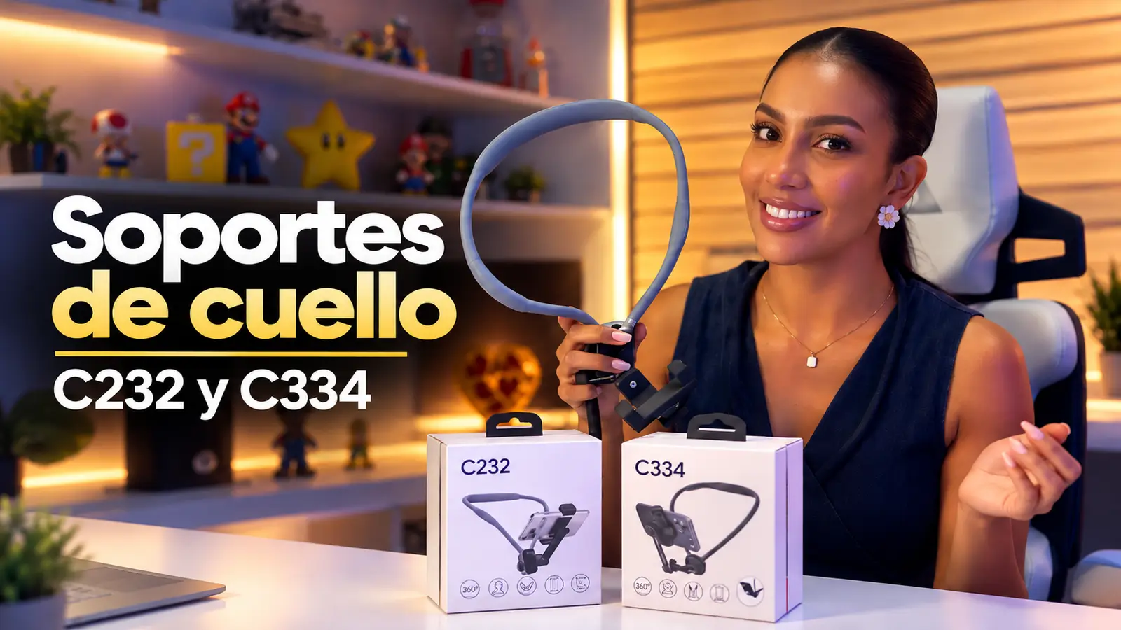 Como usar los soportes de cuello POV